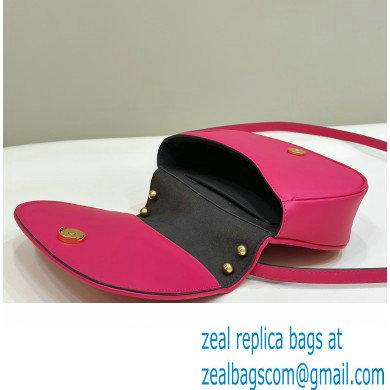 Fendi C Com Small bag in leather Fuchsia 2023